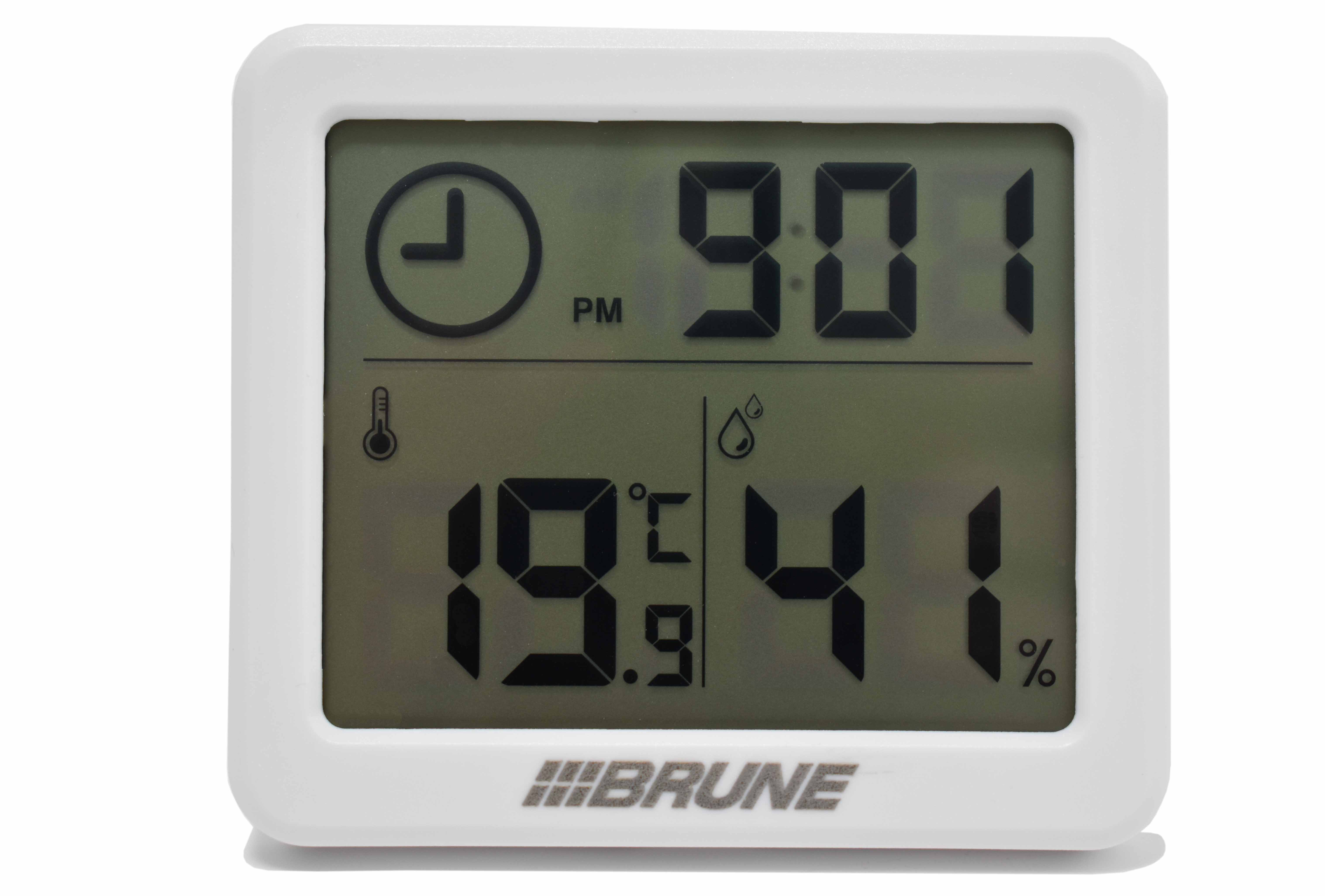 Precise Digital Thermo-Hygrometer with Temperature, Humidity & Time Display