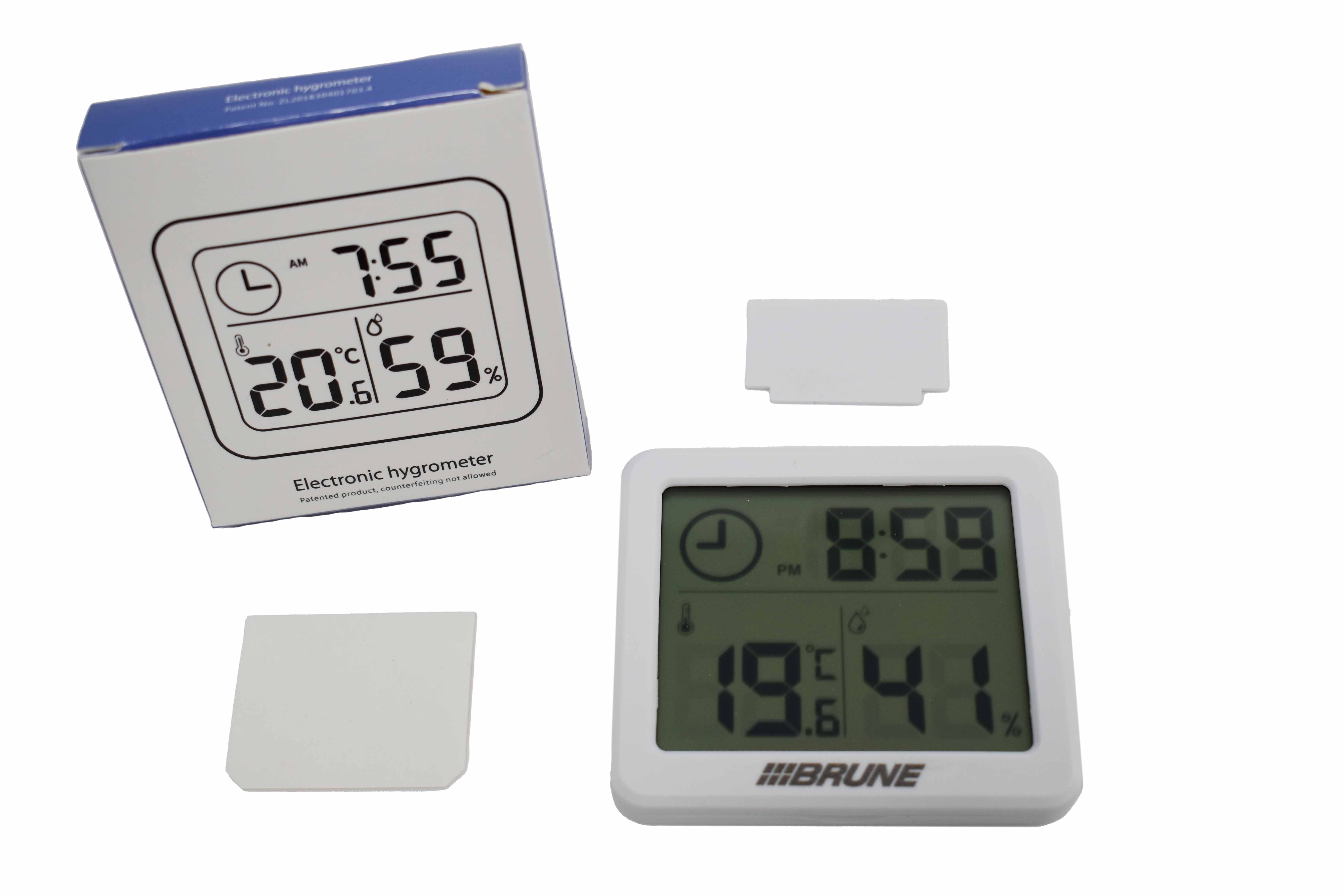 Digital thermo-hygrometer temperature / humidity / time